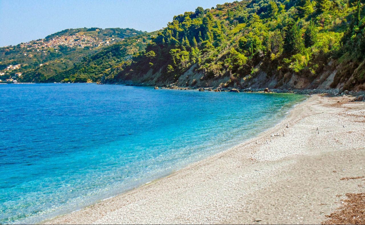 Olea Skopelos Island villas beach view